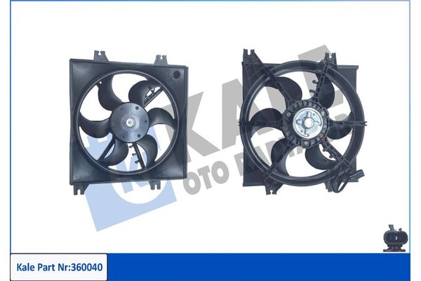 Radyatör Fan ve Motoru  KALE 360040