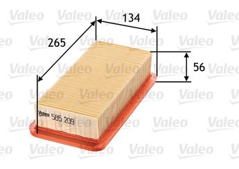 Hava Filtresi  VALEO 585209  281131G000 28113-1G000 281131G100 28113-1G100