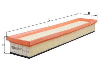 Hava Filtresi  MAHLE LX 1604  4X439601BA C2S26965 C2S36774