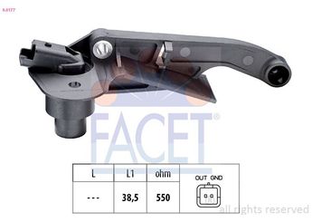 Eksantrik Devir Sensörü  FACET 9.0177  19205T 1920 5T 9625423880 96 254 238 80 138301