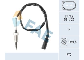 Egzoz Sıcaklık Sensörü  BOEM 03L906088DC  3L906088JL FT80277 FT80278 135536 2505536 3L906088DC 03L 906 088 DC 3L906088FB 03L 906 088 FB 03L 906 088 JL 3L906088JN 03L 906 088 JN