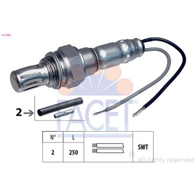 Oksijen (Lambda) Sensörü  Toyota Starlet (P8)(1989->)  DELPHI ES10323-12B1