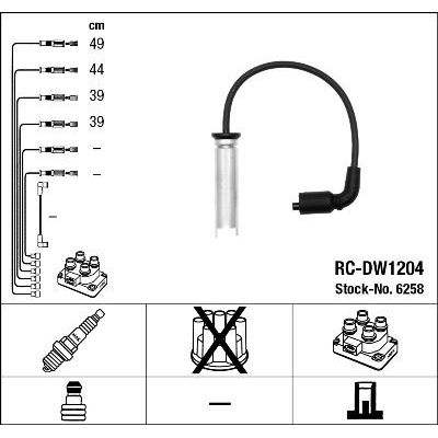 Buji Kablosu  NGK 6258