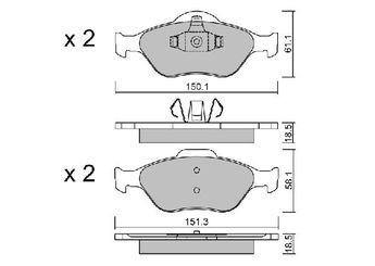 Fren Disk Balata Ön AYD 60037A  MEYS6J2K021DF T2K021 1101462 1101463 1101464 1128463 1145299 1206064 1236880 1521328 1783839 1911169 2S612K021AA MEY96J2K021DD MEYS6J2K021DD MEYS6J2K021DE XS4Q8K579DA YS612K021CA YS612K021DA YS6J2K021DA YS6J2K021DB YS6J2K021DC 1E073323Z 1E07-33-23Z 1E103323X 1E10-33-23X 1E103323Z 1E10-33-23Z D3Y03328ZA D3Y0-33-28ZA D3Y03328ZB D3Y0-33-28ZB D3Y03328ZC D3Y0-33-28ZC DDY23328Z DDY2-33-28Z DDY23328Z9C DDY2-33-28Z9C DDY23328ZA DDY2-33-28ZA DDY23328ZA9C DDY2-33-28ZA9C