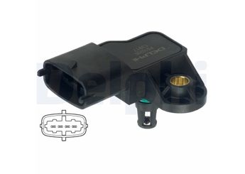 MAP Sensörü  DELPHI PS10206  55568175 1871255 5094154 BV619F479AA EL8A9F479CA 1235029