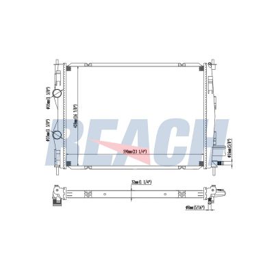 Su Radyatörü  Nissan Qashqai (J10)(01.2007->)  MAHLE CR 259 000P