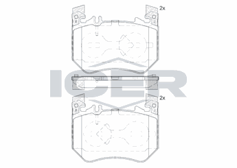 Fren Disk Balata Ön VALEO 672062  4200604 000 420 06 04 4203603 000 420 36 03 0004200604 0004203603 4213102 0004213102 A0004200604 A0004203603 A0004213102