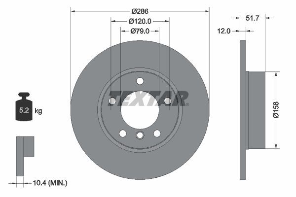 Fren Disk Ayna Ön Sağ ve Sol BMW 3 Serisi Compact (E36)(1994->)  EUROREPAR 1618890580