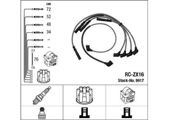 Buji Kablosu  PARTS-MALL PEH-002  8BGA18140 8BGA18140A ZX1618140