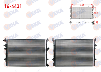 Su Radyatörü  VEKA 16-4431  51795414