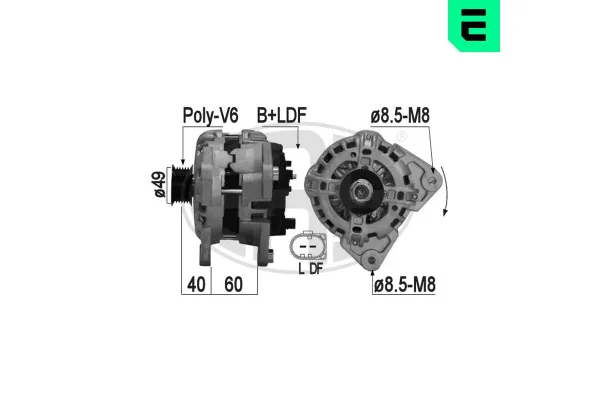 Alternatör  Volkswagen up! (121)(08.2011->2016)  ERA 209261