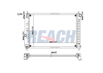 Su Radyatörü  ORİS 5125-4811A  96536525 96443477 96444386 96816483 96817344 96536669