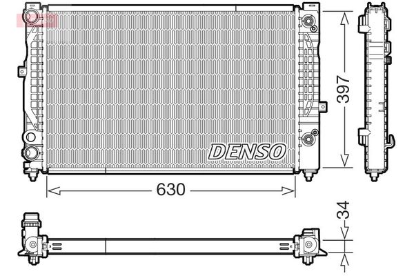 Su Radyatörü  DENSO DRM32056