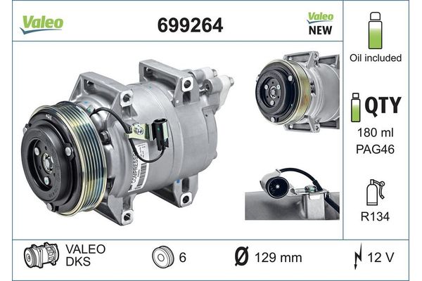 Klima Kompresörü  VALEO 699264
