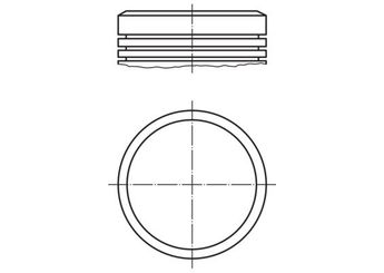 Piston (75.00MM-STD)  MAHLE 040 02 00  111AT 111Z7 9637939280 9644237680 9644237780 9659212080 9659212180 9659212280 9659212380 9659212480 9659212580 965 92 12080 965 92 12180 965 92 12280 965 92 12380 965 92 12480 965 92 12580