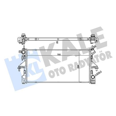 Su Radyatörü  Citroen Jumper Kombi (06.2014->)  KALE 355550