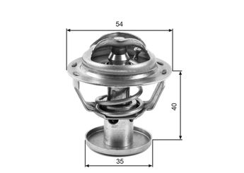 Termostat 87 °C  GATES TH32387G1  F73E8575AA 1X4E8575EA 1X4E8575EB 3952532 4456486 4495428 F8RZ8575BA F8RZ 8575-BA XR85174 F5AZ8575A AJ5715171 AJ5715171A GY0115171 75644