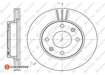 Fren Disk Ayna Ön Sağ ve Sol EUROREPAR 1618860780  1618860780 424690 91517694 95669225 4246A6