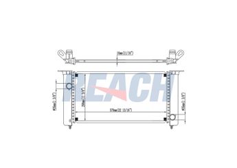 Su Radyatörü  RADISEN RR 61883  46766167 46799894 51735217
