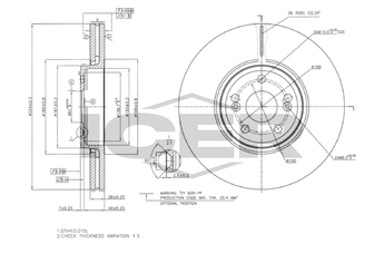 Fren Disk Ayna Ön Sağ ve Sol RENAULT ORJINAL 8200242318  8201695235 7701206923 7 701 206 923 7701207357 77 01 207 357 8200177024 82 00 177 024 8200242318 82 00 242 318 8200570191 82 00 570 191 82 01 695 235
