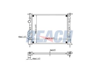 Su Radyatörü  ORİS BRO901036  7700838134 7701352896 8200049077 2140000QA0 2140000QAZ 6001546190 7700836301 7701352603