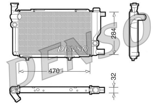 Su Radyatörü  DENSO DRM21013