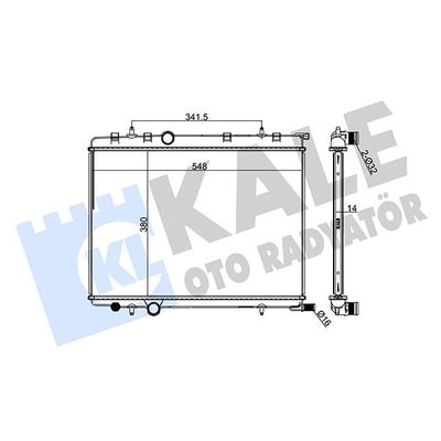 Su Radyatörü  Peugeot Partner (S2)(11.2002->)  KALE 216900