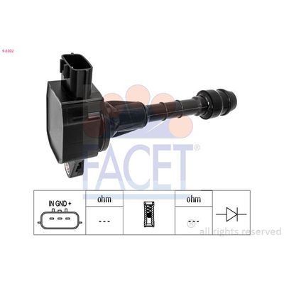 Ateşleme Bobini  FACET 9.6502