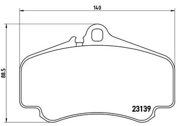 Fren Disk Balata Ön BREMBO P 65 011  99635194910 99635194911 99635194912 99735194902 99735194903