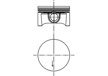 Piston (79.00MM-0.50)  KOLBENSCHMIDT 40388620  40388620 24427519 55556755 5623197 624062 6 24 062