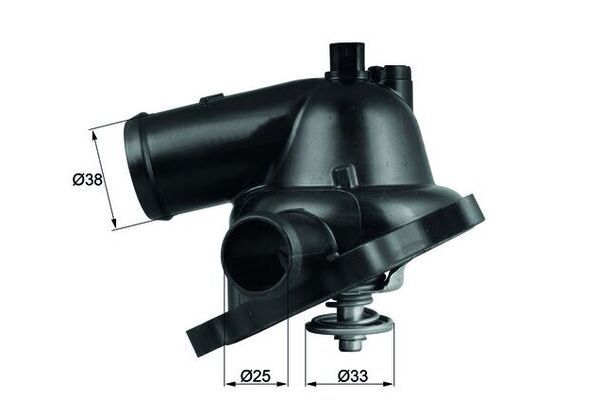 Termostat  Audi A8 (4E)(11.2002->)  MAHLE TM 23 95