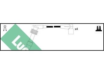 Buji Kablosu  AKD 1066  1612656 1282142 12 82 142 1282143 12 82 143 1282144 12 82 144 1282145 12 82 145 16 12 656