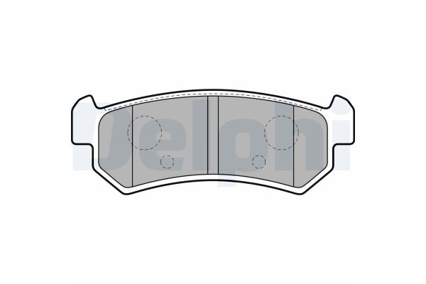 Fren Disk Balata Arka Daewoo Nubira Limousine (2003->)  DELPHI LP1910