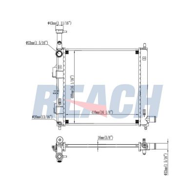 Su Radyatörü  Kia Picanto (JA)(2017->)  VEKA 16-4111B-26