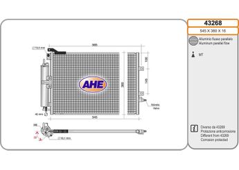 Klima Radyatörü  VALEO 818166  8200468911 8200688392