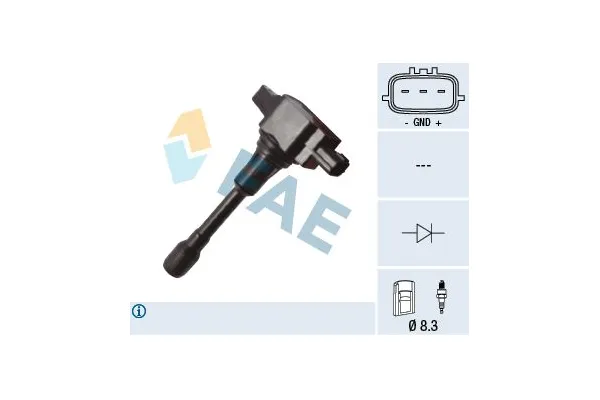 Ateşleme Bobini  Renault Koleos (03.2008->)  FAE 80375