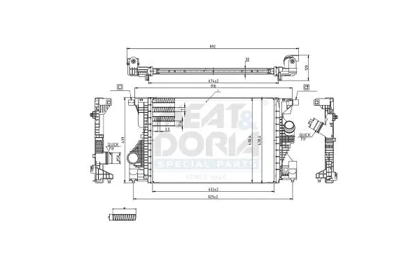 Turbo Radyatörü  Mercedes B -Serisi (BM 247)(02.2019->)  MGA 87163
