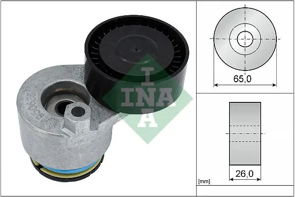 Vantilatör Kayış Gergi Rulmanı  Renault Kangoo (F/KC0)(03.2003->)  INA 534 0141 30