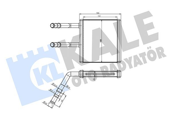 Kalorifer Radyatörü  VEKA 41-4800B