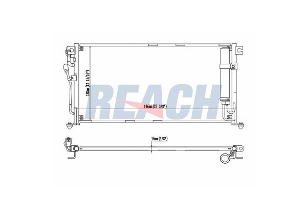 Klima Radyatörü  MGA 82386