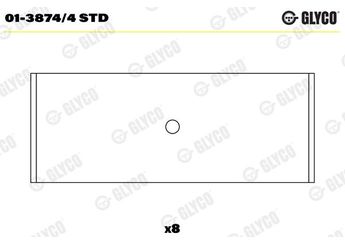 Kol Yatak (STD)  GLYCO 01-3874/4 STD  30105701T 30105701Q 030 105 701 Q 030 105 701 T