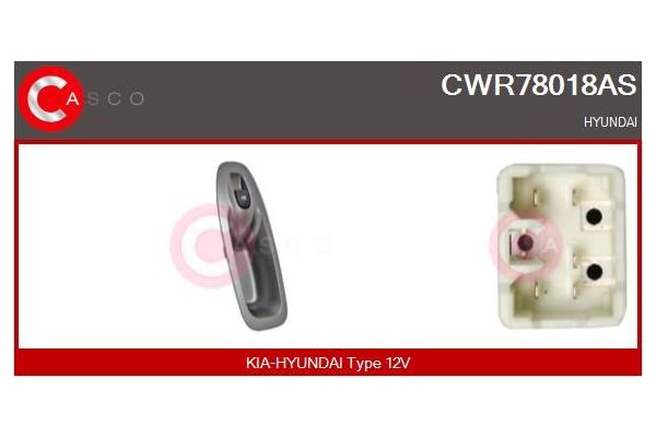 Cam Açma Düğmesi Ön Sağ MCAR AN-803