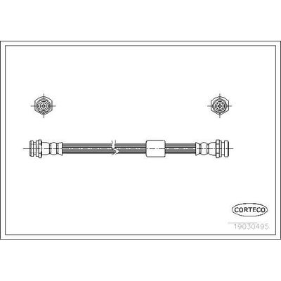 Fren Hortumu Arka Sağ veya Sol SVAC 71-0105