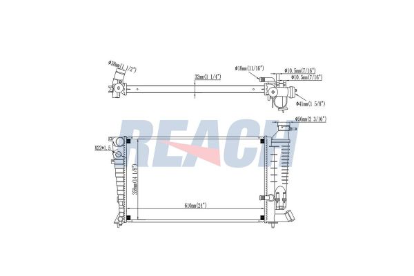 Su Radyatörü  RADISEN RR 63585