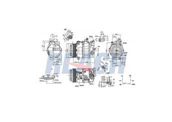 Klima Kompresörü  MAHLE ACP 42 000P  A000230391 2303911 000 230 39 11 2306811 000 230 68 11 22300811 002 230 08 11 K5097010AA 00K5097010AA 2300911 2302011 2307011 2340911 2342011 5097010AA A0002306811 A000 230 68 11 A0002302011 A0002303911 A0002307011 A0002342011 A0022300811 K05097010AA 1192300011 2342411 2343111