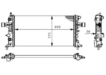 Su Radyatörü  MAHLE CR 228 000S  1300196 13 00 196 1300214 13 00 214 1300257 13 00 257 9119482 91 19 482 9193265 91 93 265 9202504 92 02 504 93177121 93 177 121 09119482 09193265
