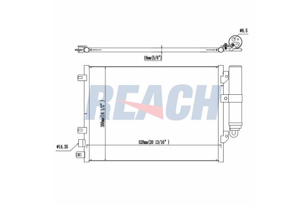 Klima Radyatörü  GUA 40909