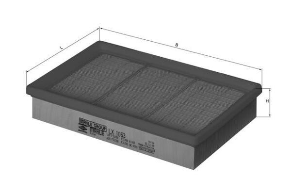 Hava Filtresi  BMW X3 Serisi (E83)(09.2003->)  MAHLE LX 1053
