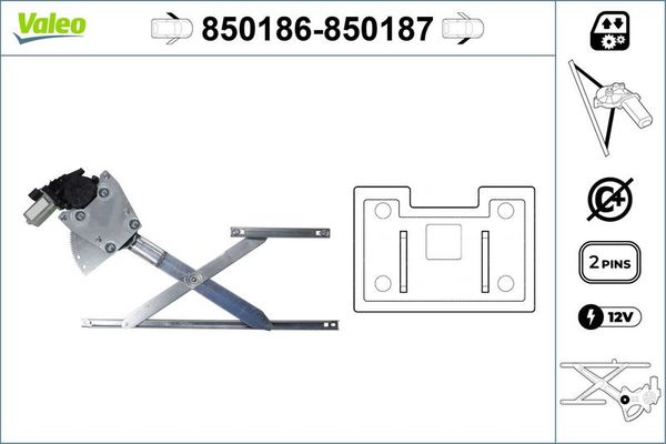 Cam Krikosu Ön Sol VALEO 850186