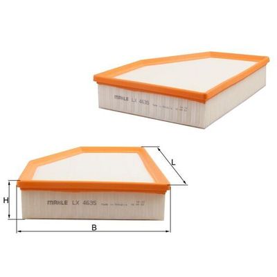 Hava Filtresi  BMW X7 Serisi (G07)(2018->)  MAHLE LX 4635